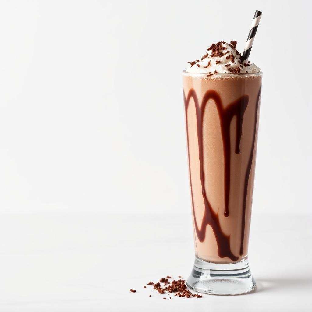 Receita de bebida cremosa de chocolate