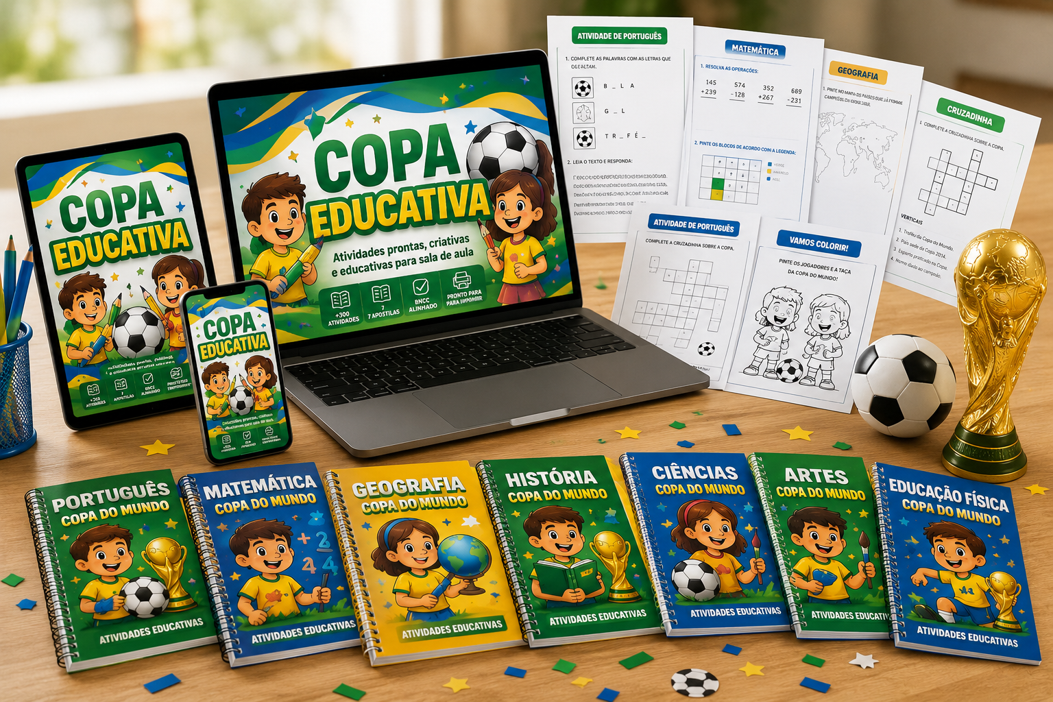 Álbum World Cup 2026 - Atividades Pedagógicas