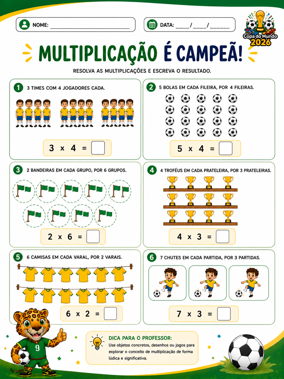 Atividade de Multiplicação